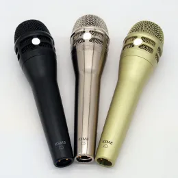 Microfones Profissional Microfone de karaokê KSM8 Vocal dinâmico Classic Live Wired Handheld Mic Supercardioid Clear Sound Stage Performance