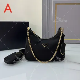 حقيبة مصممة عالية الجودة 10A حقيبة Hobo 22 سم في حقيبة Crossbody حقيبة كتف واحدة مع صندوق P001