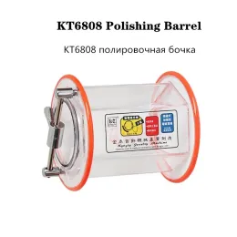 Lastoortsen Capacidade 3 kg de tambor rotativo/balde para copo KT6808 para polir hine, barril de polimento de jóias