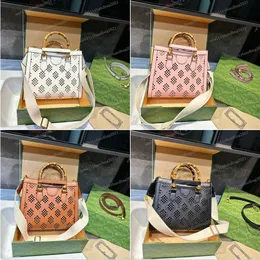 Новая серия бамбуковой узел с Diana Tote Bag Designer Luxury Fashion Retro сумочка с одним плече