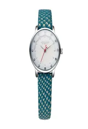 Julius farbenfrohe Damen Uhr Mode für Frauen Krokodilleder elegant analog Quarz Japan Movt Watch für junges Mädchen Ja8586496644