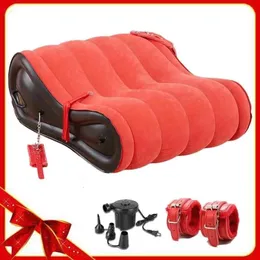 Sexy Inflatable Sex Sofa Erotic Pillow Aid Furniture BDSM Bondage Sextoys Couples Men Women Position Cushione Adult Games Toys 240402