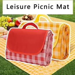 Picnic Mat Portable Mats Outdoor Thickened Moisturesleeping Mattress for Trips Lawn Excursion Play Bar 240325