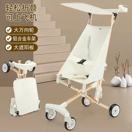 Peças de carrinho de bebê carrinhos de bebê podem ser dobradas Luz saia parafuar para o paraquedas de paraquedas Caminhadas para crianças quatro rodas.