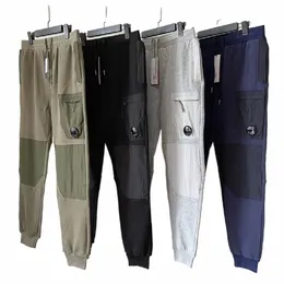 9 colorido diagal lã de lã mista calça utilidade de uma lente calça de bolso de calça ao ar livre calças táticas Tamanho do tracksuit solto m-xxl cp f7ml#