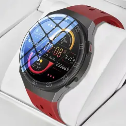 2024 SMART WACK GT2E MEN KVINNER Kvinnor True Blood Oxygen Full Touch Custom Dial Call påminnelse Sportklocka Fitness Smartwatch för iPhone Xiaomi Huawei Samsung Watch