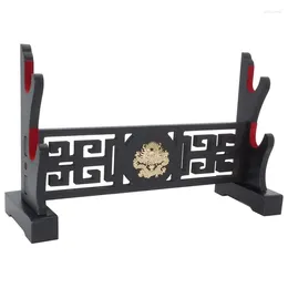 Figurine decorative imbottiti Spada Spada Display Velvet Protect Rack per Katana Genji giapponese Templare -Dragon