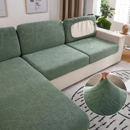 椅子は、Jacquard Sofa Cushion Slipcover Elastic Nonlip Polyester Seat Cover Furniture Protector for Office Living Room装飾