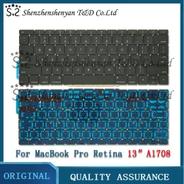 オリジナルのオリジナル新しいBook Pro 13.3 "Retina A1708 US/UK/KOREAN/FRENG/FRENG/German/Russian Keyboard MLL42 MPXQ2 2016年後半2017年半ば