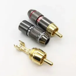 2024 Monster RCA Lotus Plug Audio Cable with Copper Plated RCA Welding Plug Self-Locking Cable 60mm Ensuring Top-Quality Sound Transmission