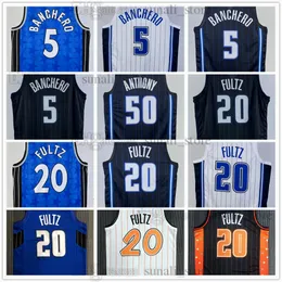 Basketball Jerseys Paolo Banchero 5 Cole Anthony 50 Markelle Fultz 20 Men Women Youth