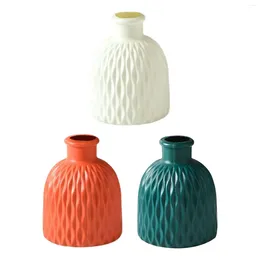 Вазы Цветочная ваза Элегантная винтажная имитационная керамика для ресторана Office Desktop