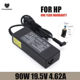 Kort 19.5V 4.62A 90W 4.5*3.0mm AC Laptop Charger Power Adapter för HP Pavilion 14 15 PPP012CS 710413001 Envy 17 17J000 15E029TX