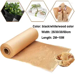 Storage Bags 10M-2M Honeycomb Cushioning Wrap Roll For Moving Packaging Gifts Recyclable Paper Supplies Bubble Wrapp