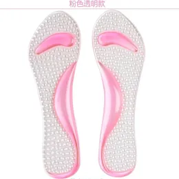 Insolos de silicone ortopédico Alto de calcanhar de sapatos de suporte para os pés suportam sapatos de sapatos de massagem anti-deslizamento transparente Cushion1.para palmilhas de silicone ortopédicas