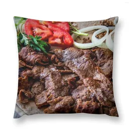 Pillow Turkish Doner Kebab Throw Christmas Case Bed Pillowcases Pillows Aesthetic