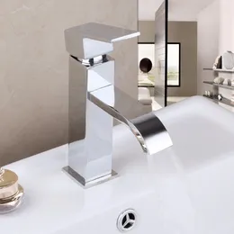 Bathroom Sink Faucets HELLO Kitchen Washbasin Faucet Chrome Brass Mixer Tap Water Polished Solid