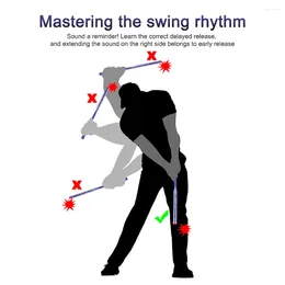 Belts Golf Swing Master Training Aid para melhorar a dobradiça/rotação do antebraço/ombro Practice Warm-Up Stick
