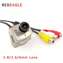 Telecamere Redeagle Home Analog Security Camera Mini Box 600TVL CMOS Scheda 940NM IR Night Vision Telecamere 2.8/3.6/6mm Lens 208C