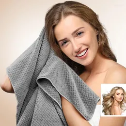 Havlu Ultra -Bsiz Fiber Hızlı Kuru Saç Süper Yumuşak Kadınlar Elastik Bantlı Banyo Emici