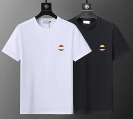 Tasarımcı Erkek Tişörtleri Polos Gradyan Harfleri Moda Pamuk Kadın T-Shirt Sıradan Gevşek Yüksek Kaliteli Tees Kısa Kollu Hip Hop Sokak Giyim Lüks Tshirt