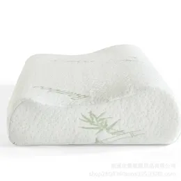 New 2024 1 PC Sleeping Bamboo Bamboo Rebound Memory Orthopedic Pillows Cervical Pillow Cervical Health Cotton Pillows Memory Foam Pillowfor