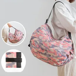 Bolsas de armazenamento Bolsa de viagem à prova d'água Bolsa portátil Trip dobrável Satchel Supermarket Grocery Shopping Toy Organizer