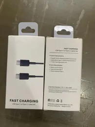 5A 45W OEM 품질 1m 3ft USB Type-C t type C 유형 C Cables Samsung Galaxy S21 S20 S10 참고 10 PD 빠른 충전 코드를위한 빠른 충전 충전 코드 케이블 상자