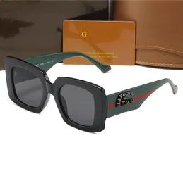 Klasyczne okulary przeciwsłoneczne dla Womans Double G marka luksusowe męskie okulary słoneczne Uv400 Męs