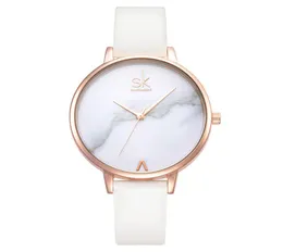 Shengke Women Casual Armbandwatch Gold Lünette minimalistische Quarz Bewegung sieht Geburtstagsgeschenke für Damen Minimalist Style7962042 an