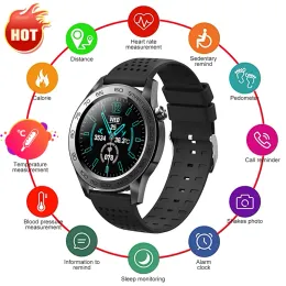 Pulseiras F22U Bluetooth Sports Smart Watch Men GPS Fitness Tracker Touch Full Smart Bracelet Woman Temperature Smartwatch Android iOS