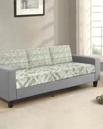 Coperture per sedie geometria circolare astratta arte arte bianca sedile verde cuscino di divano protezione slipcover rimovibili elastico rimovibile