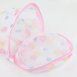 Wäschetaschen Mesh Bag Unterwäsche Socken BHs tragbares Netzmuster Zufall