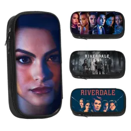 Cases 21cm X 10cm Riverdale Crime Suspect TV Series Pencil Cases Large Capacity Customizable Stationery School Supplies for Student