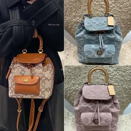 デザイナーLage Men and Women'sファッショナブルな旅行大容量クラシック刺繍パターンカウハイドバックパックボードバッグハンドバッグ