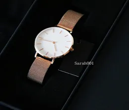 Sürüm 32mm Kadınlar Paslanmaz Çelik Ladies Wristewatches Japonya Hareketi Su Geçirmez Perakende Damla 6361033