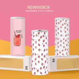 Fall Strawberry Pencil Case Big Storage Box NBX Kawaii Anime Pink Quicksand For Girls Password Coded Lock School Supplies Pen Holder