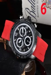 2021 High Quality Luxury Mens Watches Sixneedle Working Series With Calendar Função Quartz Assista Top Brand Wristwatches Round R8084694