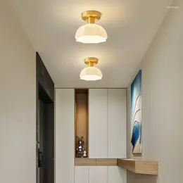 Tavan Işıkları Tüm Bakır Koridor Işık Koridoru Modern Minimalist Merdiven Ploakroom Koridor Giriş Balkon Luminaire Sou