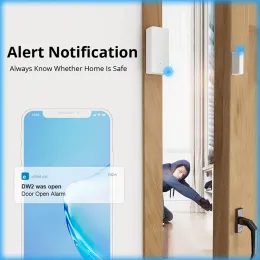 検出器ソノフDW2 wifiドアウィンドウセンサーewelinkスマートホームセキュリティ保護Alexa Google Homeアシスタントと互換性