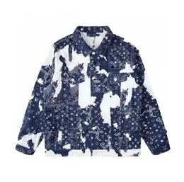 L828 Jaqueta de designer de primavera Homens de manga comprida marca Jean Jacket Tie tinge Luxury Jackets Jackets Mens Casaco