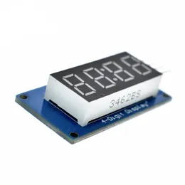 2024 TM1637 LED -Anzeigemodul für Arduino 7 Segment 4 Bit 0,36 Zoll Uhr Red Anode Digitalrohr vier Serienfahrerplatine Pack TM1637 LED