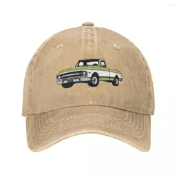 Caps de bola 69-70 Caminhão verde claro C Chapéu de cowboy viseira Wild Christmas Hats Baseball Cap para homens