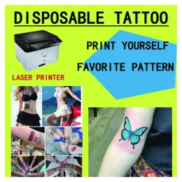 Бумага A4 OneTime Tattoo Paste Transfer Paper Личность мужчин и женщин тату