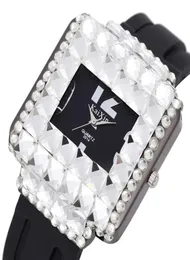 Armbanduhren Mode Frauen039s Uhr Luxus Top Brand Ladies Rasson Watches Silicon Large Square Dial Quarzuhr Montre4604319