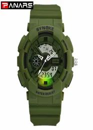 Panars 2019 Neue klassische Sportmänner039s Uhren Multifunktional Alarm El Lights LED Doppel Display Digitale Armbanduhren für MEN9877474