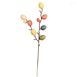 Party Decoration Creative Easter Egg Tree Decor Branch With Painting Eggs Supplies Suplies