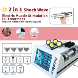 Outros equipamentos de beleza Máquina de onda de choque de baixa intensidade para a terapia de ED articulações da dor EMS de estimulação muscular do dispositivo de ondas de choque