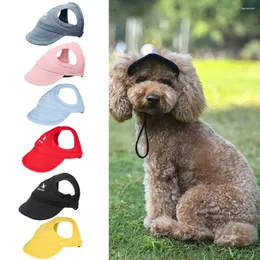 Vestuário para cachorro grande chapéu de pico de pico de capacete de animais de estimação fácil de usar o boné de beisebol resistente a desbotamento UV UV