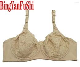 Bras kadın pamuk kaplı florallace sütyen ince şeffaf brassiere b c d e f fincan seksi iç çamaşırı brakite pushup iç çamaşırı c27